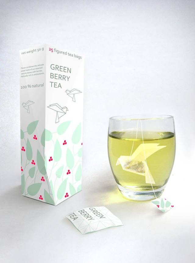 بسته بندی خلاقانه و نوآورانه چای Green Berry | موسسه فرهنگی و هنری توانگران