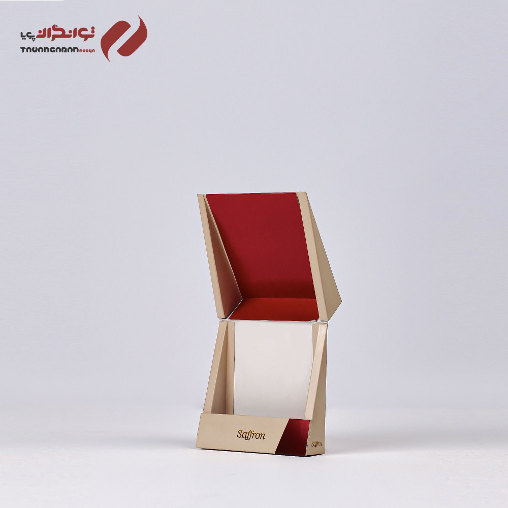 بسته بندی جعبه زعفران دمنوش چایی مقوایی FTMP0053