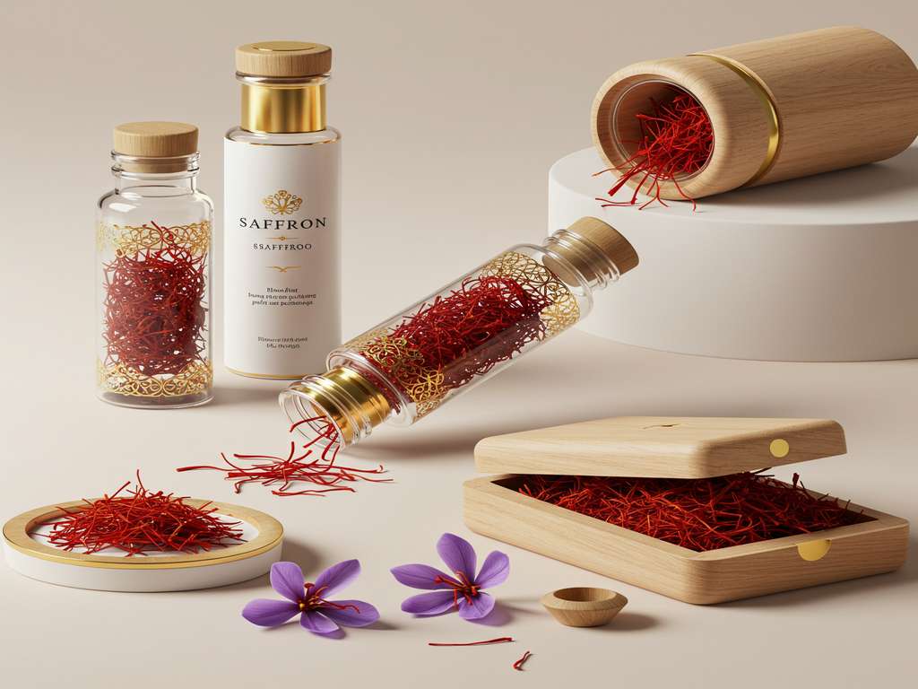 ایده های نوین برای بسته بندی زعفران شیک