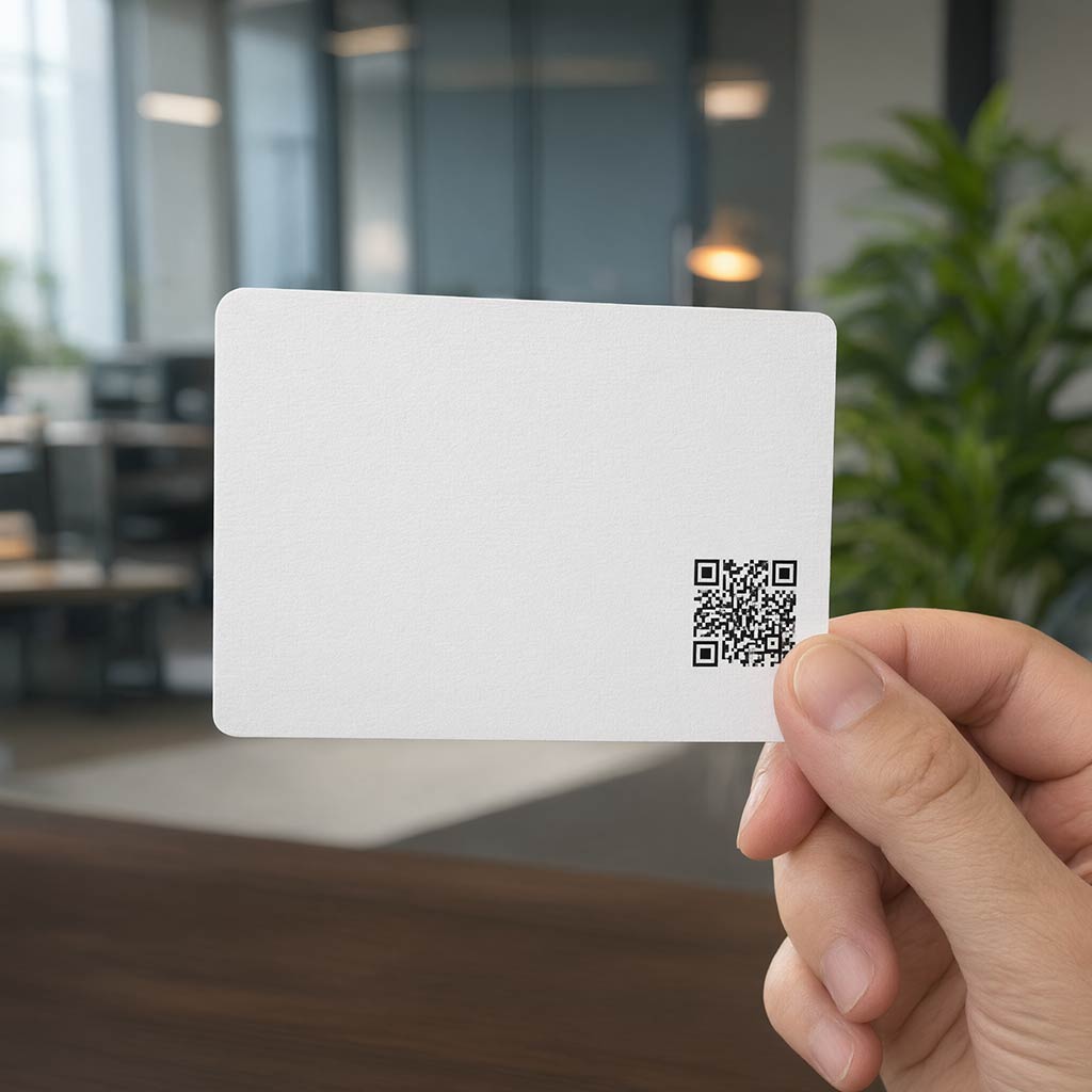 نمونه کارت ویزیت با qr کد